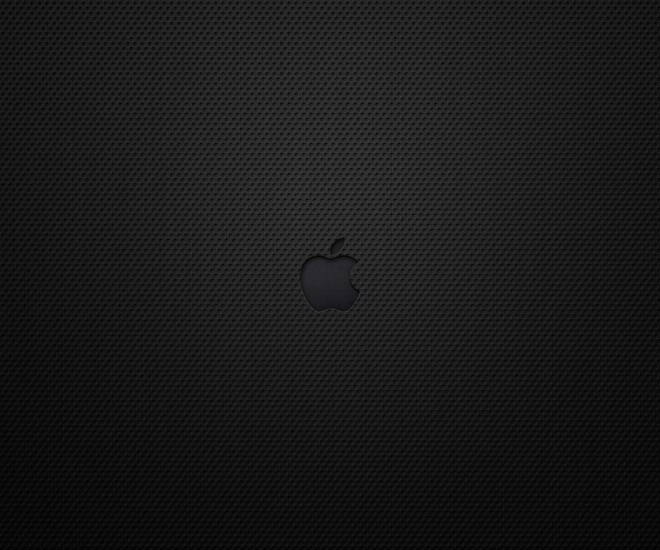 Обои черный, серый, эппл, black, grey, apple разрешение 1920x1200 Загрузить