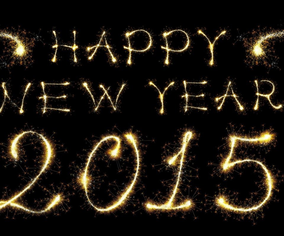 Обои новый год, встреча нового года, золотая, 2015 год, бенгальские огни, довольная, new year, gold, 2015, sparklers, happy разрешение 2560x1600 Загрузить