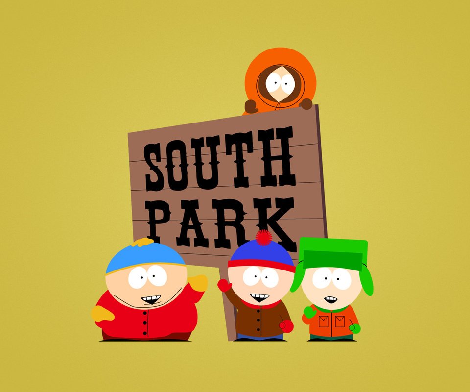 Обои южный парк, светлый фон, south park, light background разрешение 1920x1200 Загрузить