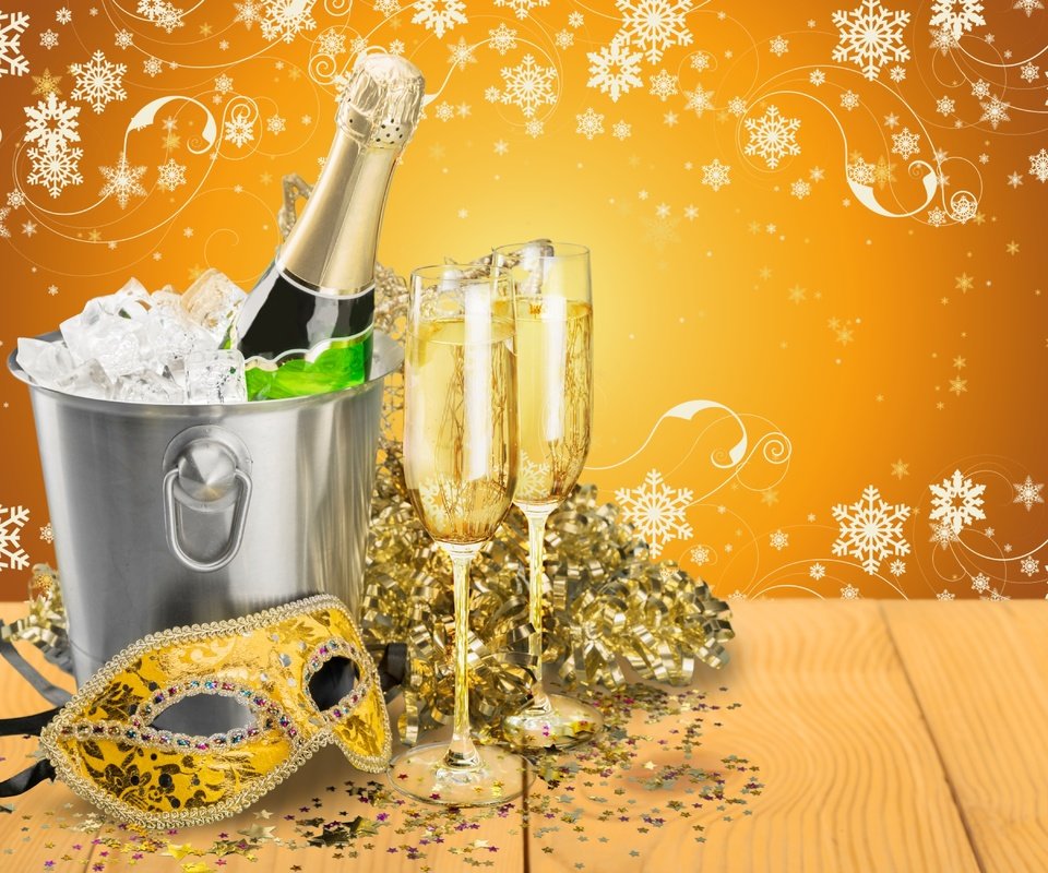 Обои новый год, елка, снежинки, бокалы, рождество, шампанское, встреча нового года, довольная, new year, tree, snowflakes, glasses, christmas, champagne, happy разрешение 5000x3500 Загрузить