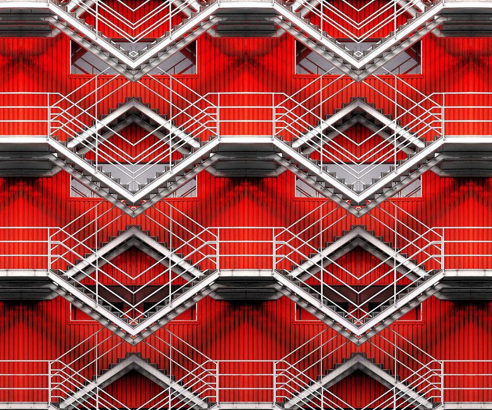 Обои ступеньки, стена, здание, лестницы, фасад, red labyrinth, alfon no, steps, wall, the building, stairs, facade разрешение 1920x1143 Загрузить