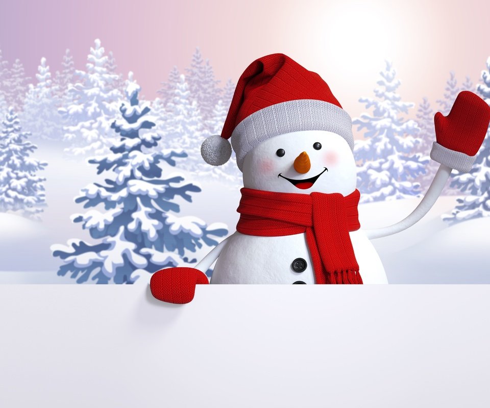 Обои снег, новый год, зима, снеговик, елки, рождество, snow, new year, winter, snowman, tree, christmas разрешение 6750x4500 Загрузить