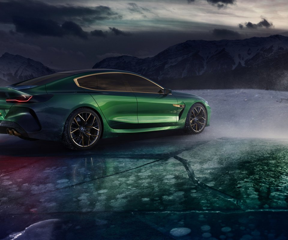 Обои горы, тучи, лёд, 2018, сзади, купе, бмв, сбоку, m8 gran coupe concept, mountains, clouds, ice, back, coupe, bmw, side разрешение 1920x1080 Загрузить