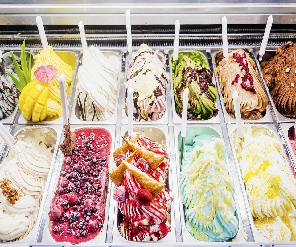 Обои мороженое, разноцветное, сладкое, вкусно, ice cream, colorful, sweet, delicious разрешение 1920x1282 Загрузить