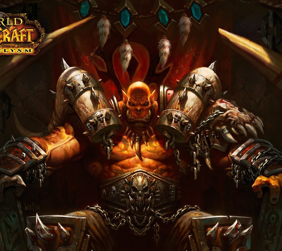 Обои близзард, гордость орды, гаррош адский крик, blizzard, pride of the horde, garrosh hellscream разрешение 1920x1200 Загрузить