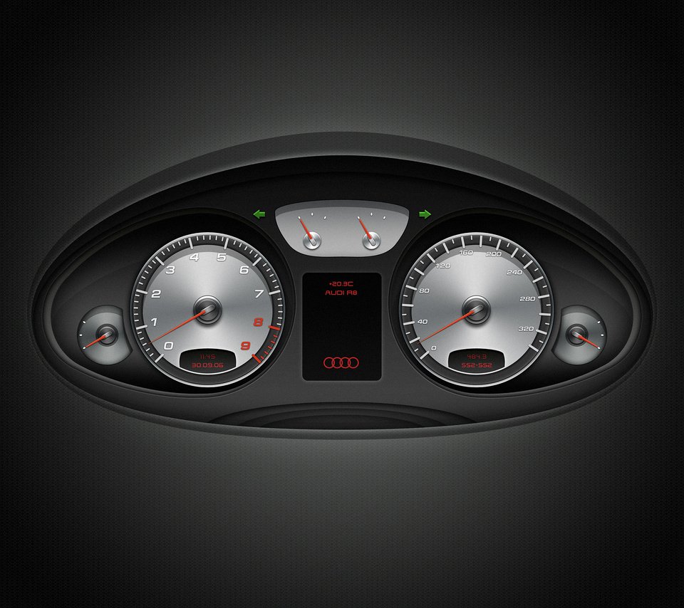 Обои машина, ауди, панель приборов, machine, audi, the instrument panel разрешение 2560x1600 Загрузить