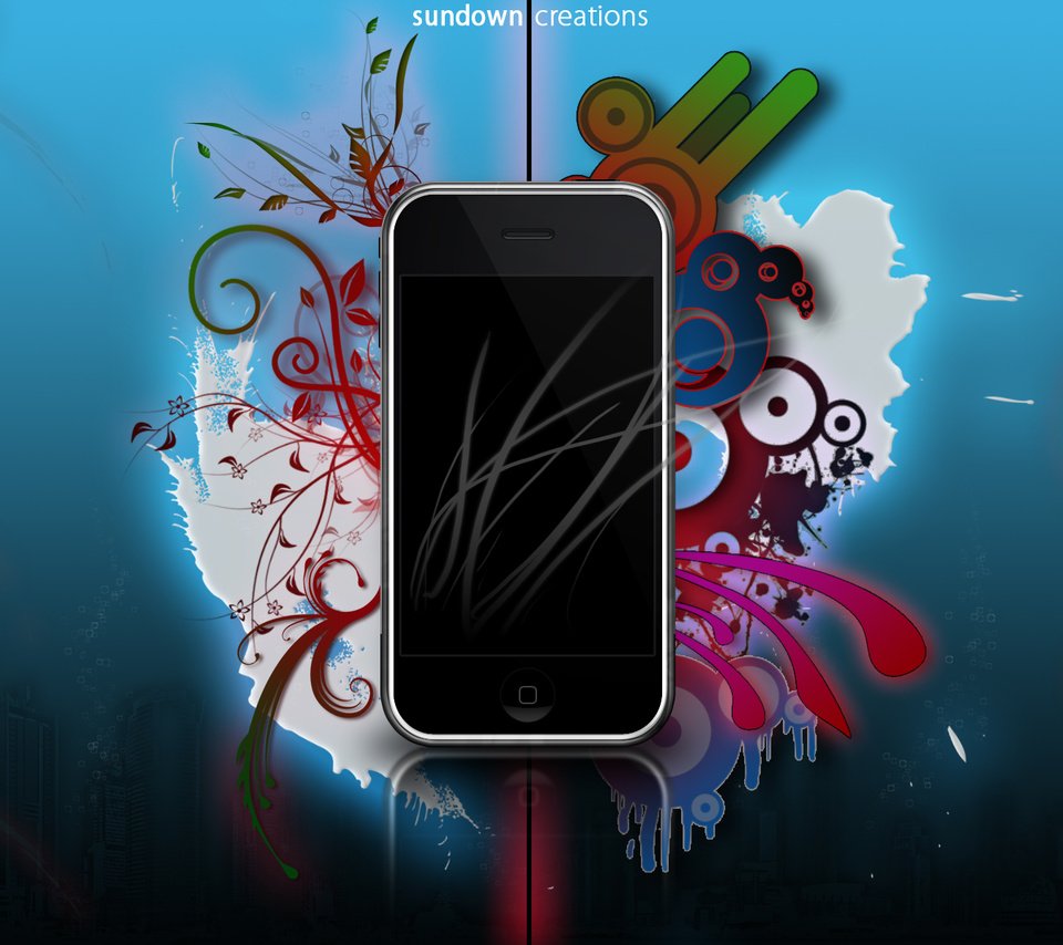 Обои расцветка, 7 ios, смартфон, phone beautiful creations, iphone 5c, эппл, colors, ios 7, smartphone, apple разрешение 1920x1200 Загрузить