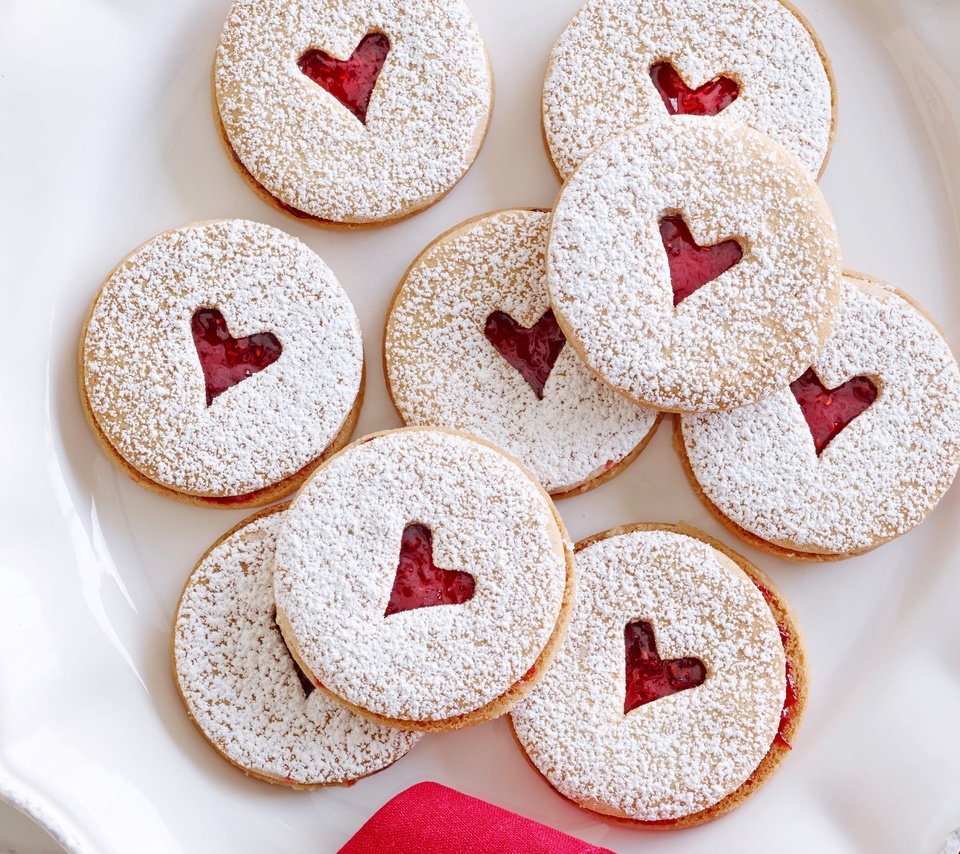 Обои сердце, джем, сладкое, печенье, выпечка, сердечка, heart, jam, sweet, cookies, cakes разрешение 4096x3072 Загрузить