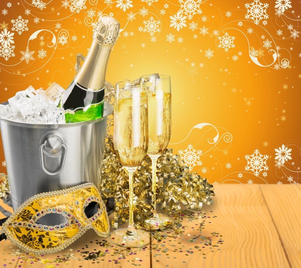 Обои новый год, елка, снежинки, бокалы, рождество, шампанское, встреча нового года, довольная, new year, tree, snowflakes, glasses, christmas, champagne, happy разрешение 5000x3500 Загрузить