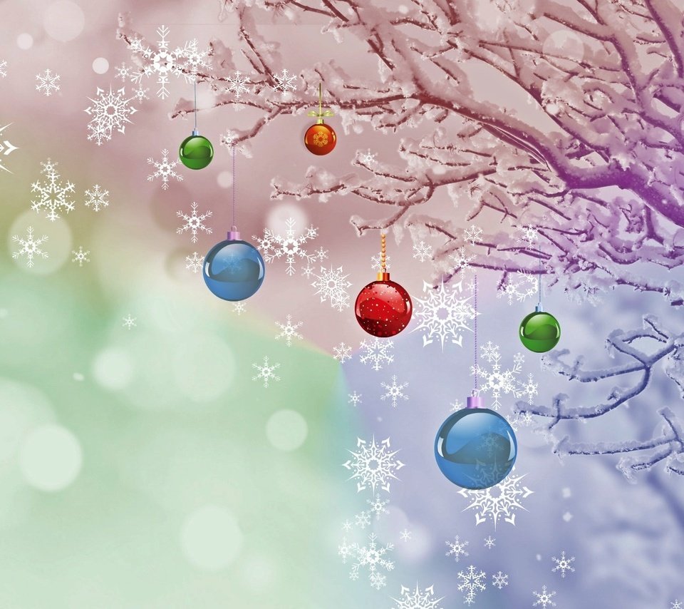 Обои новый год, шары, зима, снежинки, рождество, new year, balls, winter, snowflakes, christmas разрешение 1920x1200 Загрузить