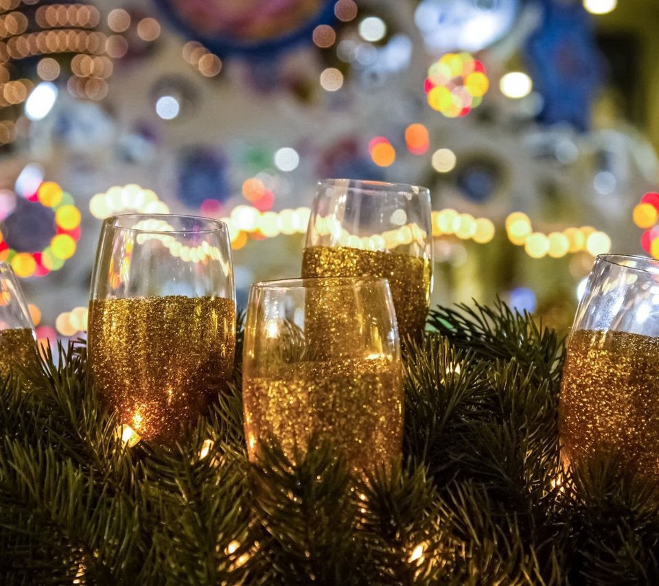 Обои новый год, бокалы, рождество, шампанское, new year, glasses, christmas, champagne разрешение 1920x1200 Загрузить