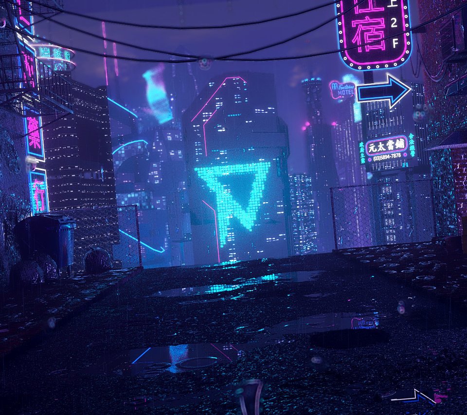 Обои киберпанк, cyberpunk разрешение 1920x1080 Загрузить