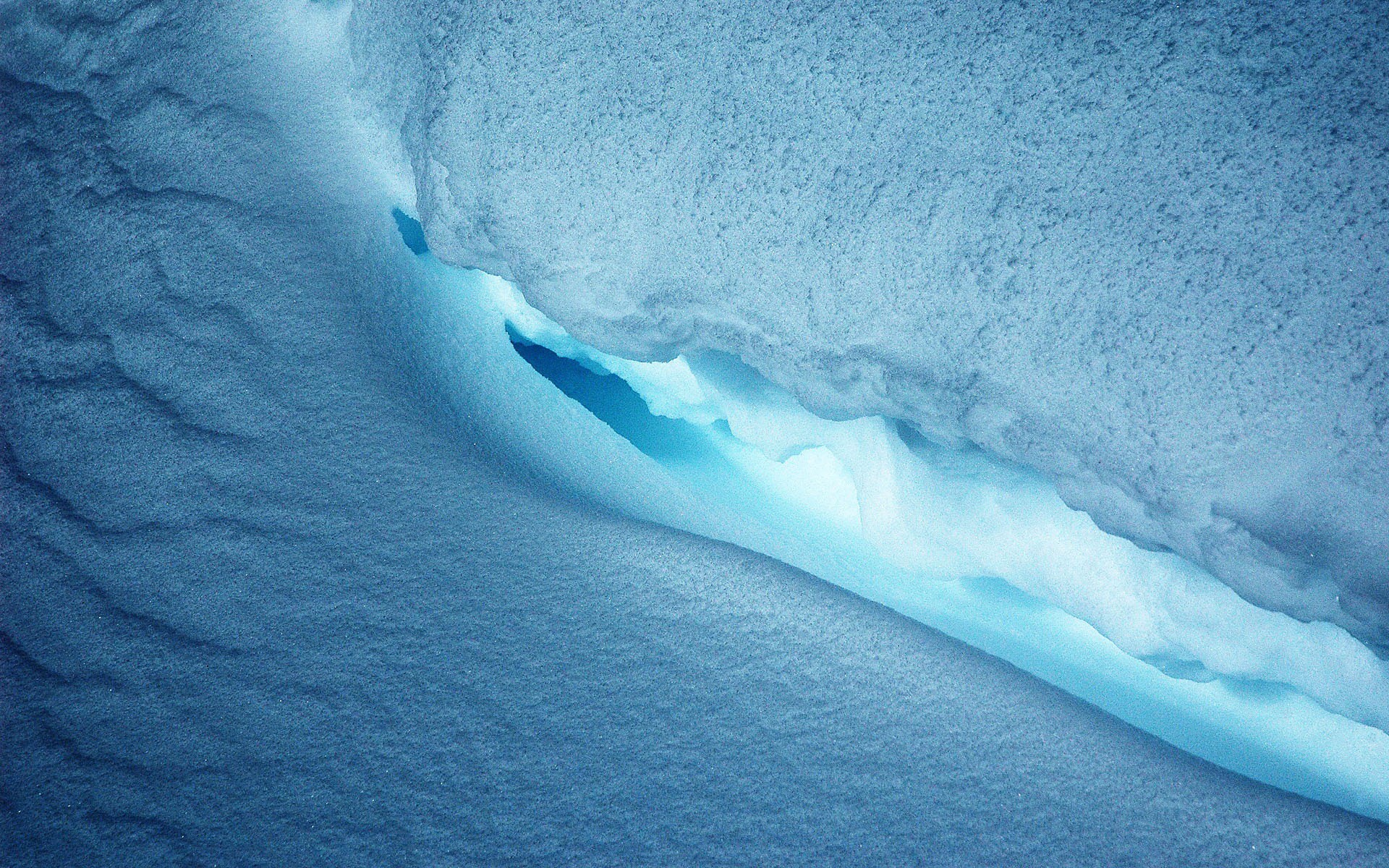 Обои снег, синий, лёд, ледник, snow, blue, ice, glacier разрешение 1920x1200 Загрузить